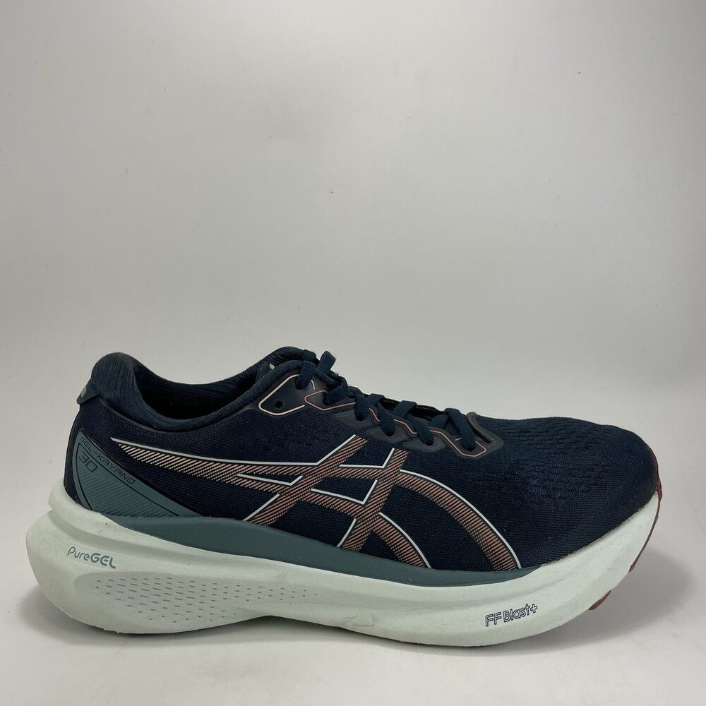 ASICS GEL Kayano 30 Womens Shoes Size 10 Blue Pink Stability Running Sneakers